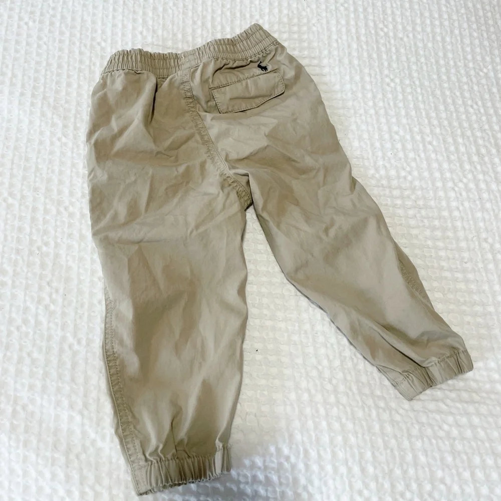 Polo Ralph Lauren Kids Beige khaki Joggers 1& months